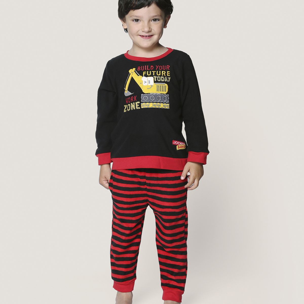 LADY GENNY - Pijama Micropolar Bomberos Niños - Aventuras Nocturnas