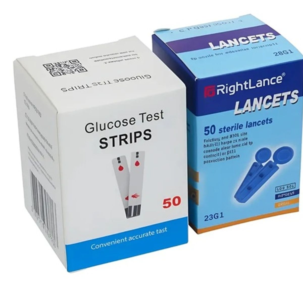 GENERICO - Kit Tiras Reactivas Glucosa + Lancetas Estériles Medidor