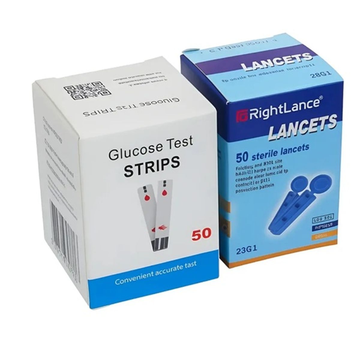 GENERICO - Kit Tiras Reactivas Glucosa + Lancetas Estériles Medidor