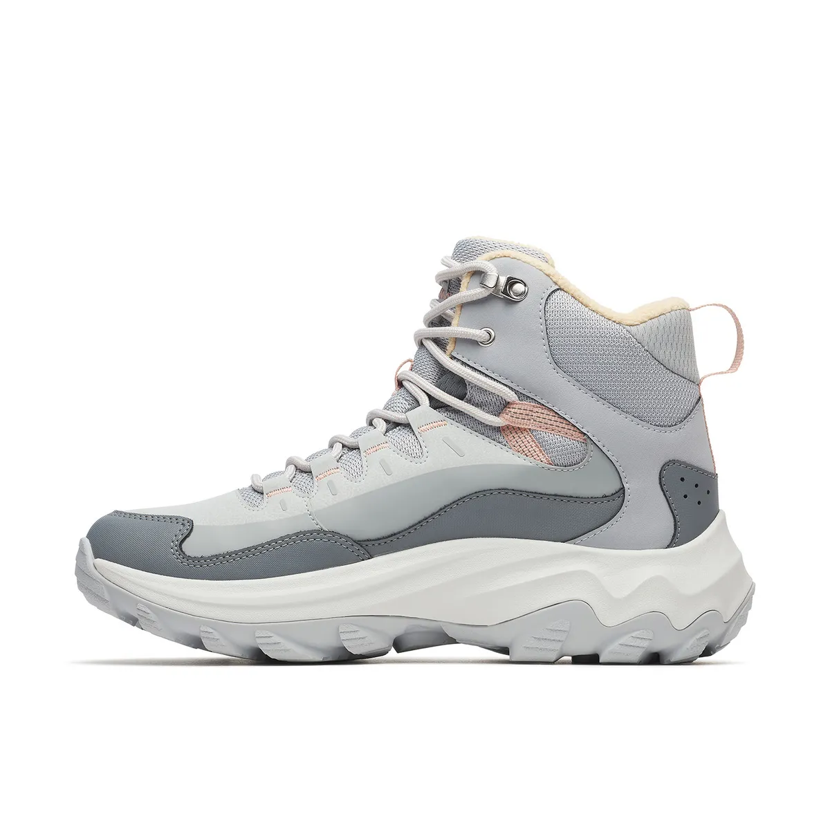 MERRELL - Botin Cuero Mujer Thermo Chill 2 Mid Waterproof Gris MERRELL