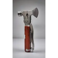 GENERICO - Hacha Multifunción Compacta con Alicate y Martillo Camping