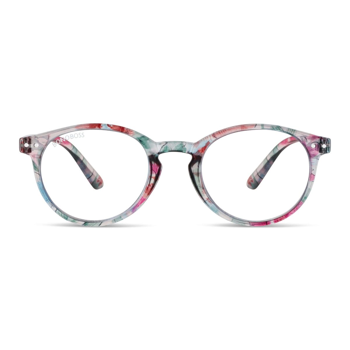 BONOBOSS - Lentes de Lectura Filtro Azul Bonoboss Gordon Island Floral Redondos