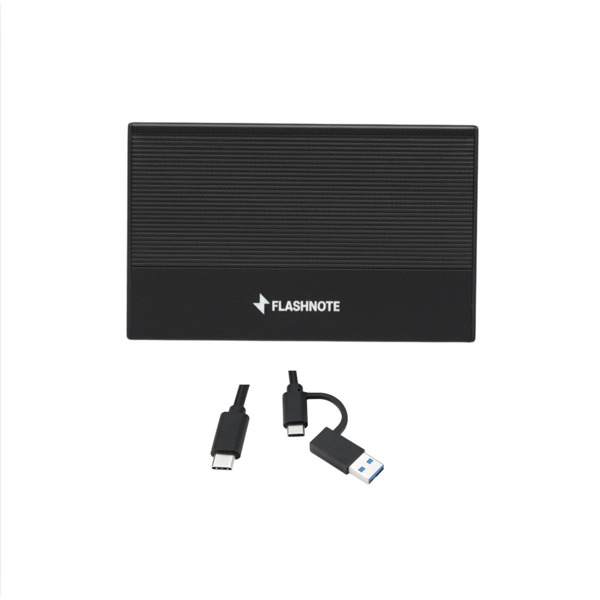 FLASHNOTE - Disco Duro Externo 500gb Flashnote USB 3.1 Tipo C Aluminio HDD Premium