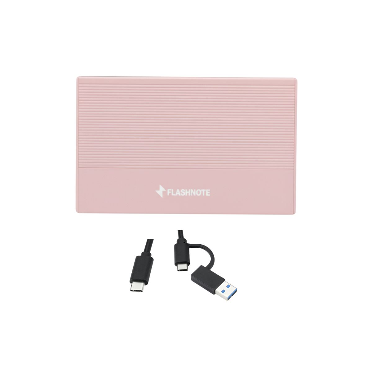 FLASHNOTE - Disco Duro Externo 500gb Flashnote USB 3.1 Tipo C Aluminio HDD Premium