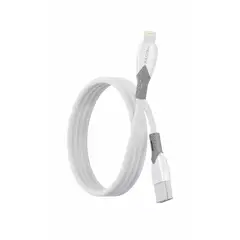 GENERICO - Cable de carga rápida TECNIX para iPhone Color Blanco