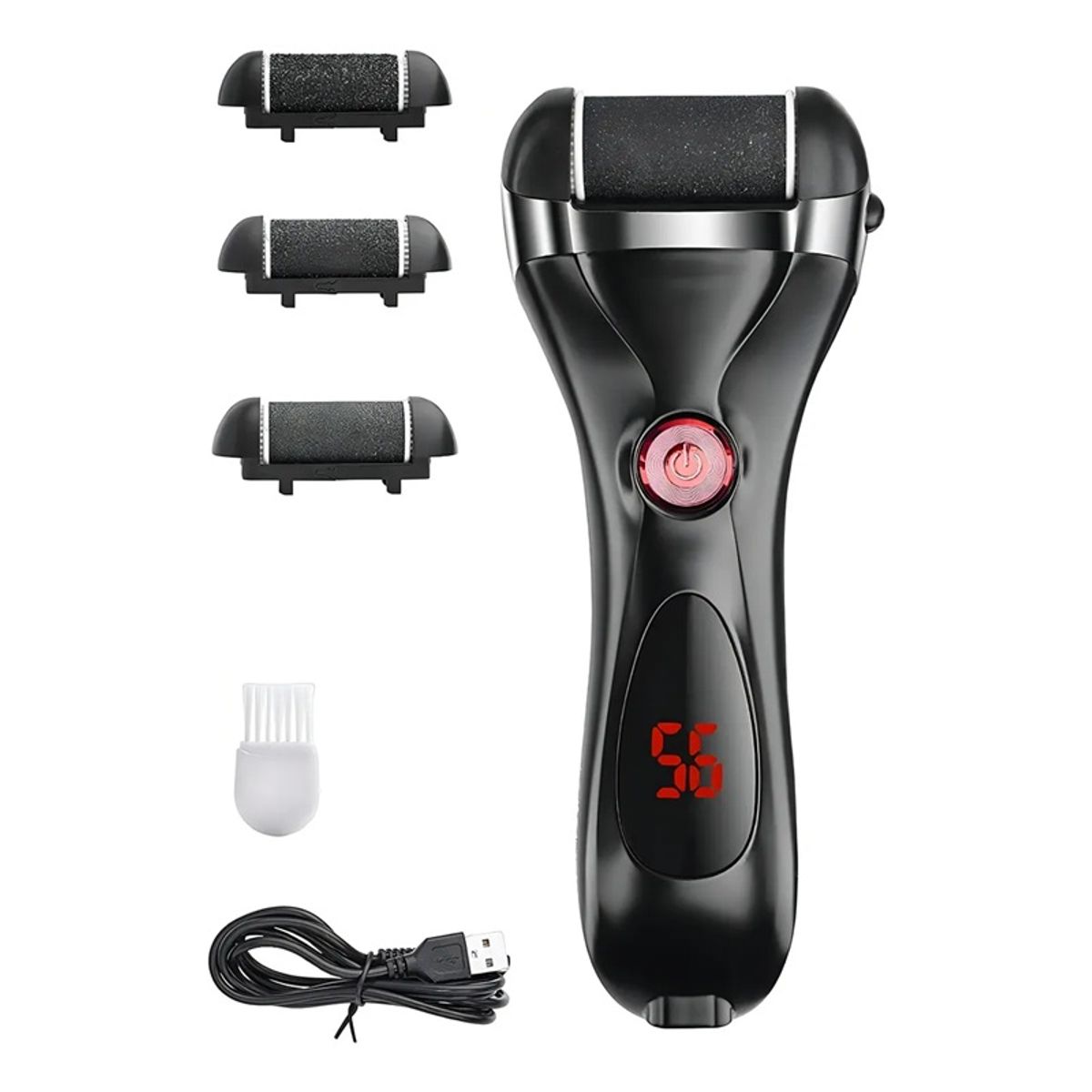 GENERICO - Maquina Exfoliadora Removedor De Callos De Pies Eléctrico color Blanco