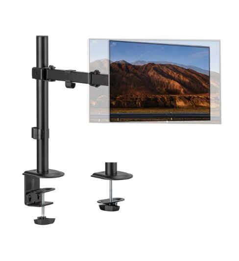 GENERICO Soporte Brazo Único Para Monitor 17-32 Ajustable Negro
