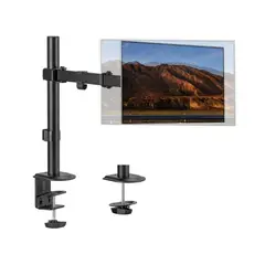 GENERICO - Soporte Brazo Único Para Monitor 17-32 Ajustable Negro
