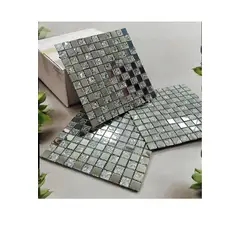 GENERICO - Pack 5 Lámina Panel Mural Adhesivo Mosaico Vidrio