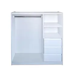 DECORACION CREATIVA - Mini Closet Montessori - Linea Minimal Blanco