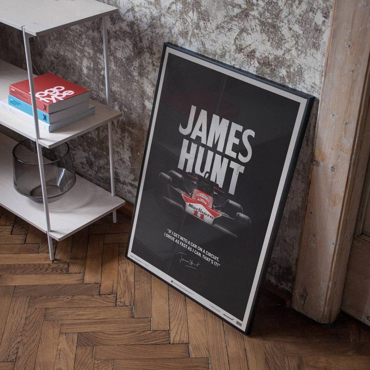 GENERICO - Cuadro Auto Mclaren M23 - 1976 James Hunt Fórmula 1 Firma F1