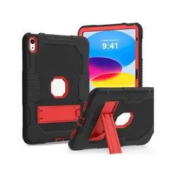 GENERICO - Carcasa antigolpes para Ipad 10.9 pulgadas 10a gen 2022 rojo y negro revisa tu modelo