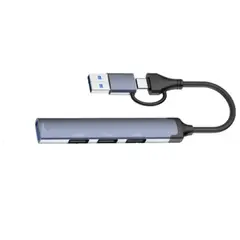 GENERICO - Hub Multipuerto 4 En 2 Adaptador Usb/c 3.0