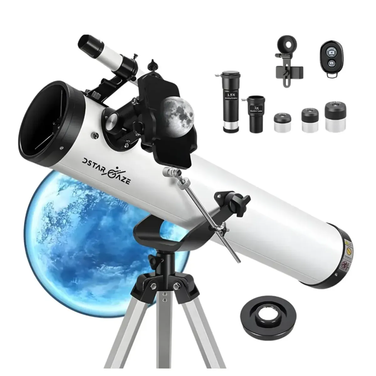 GENERICO - Telescopio Astronómico Profesional F70076 Gris