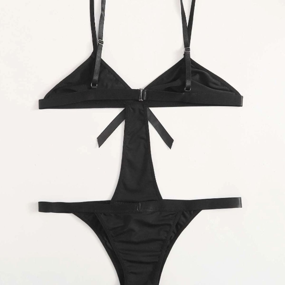 KIRAMA CLOTHING STORE - Body Negro Clásico Sexy con Tirantes Finos