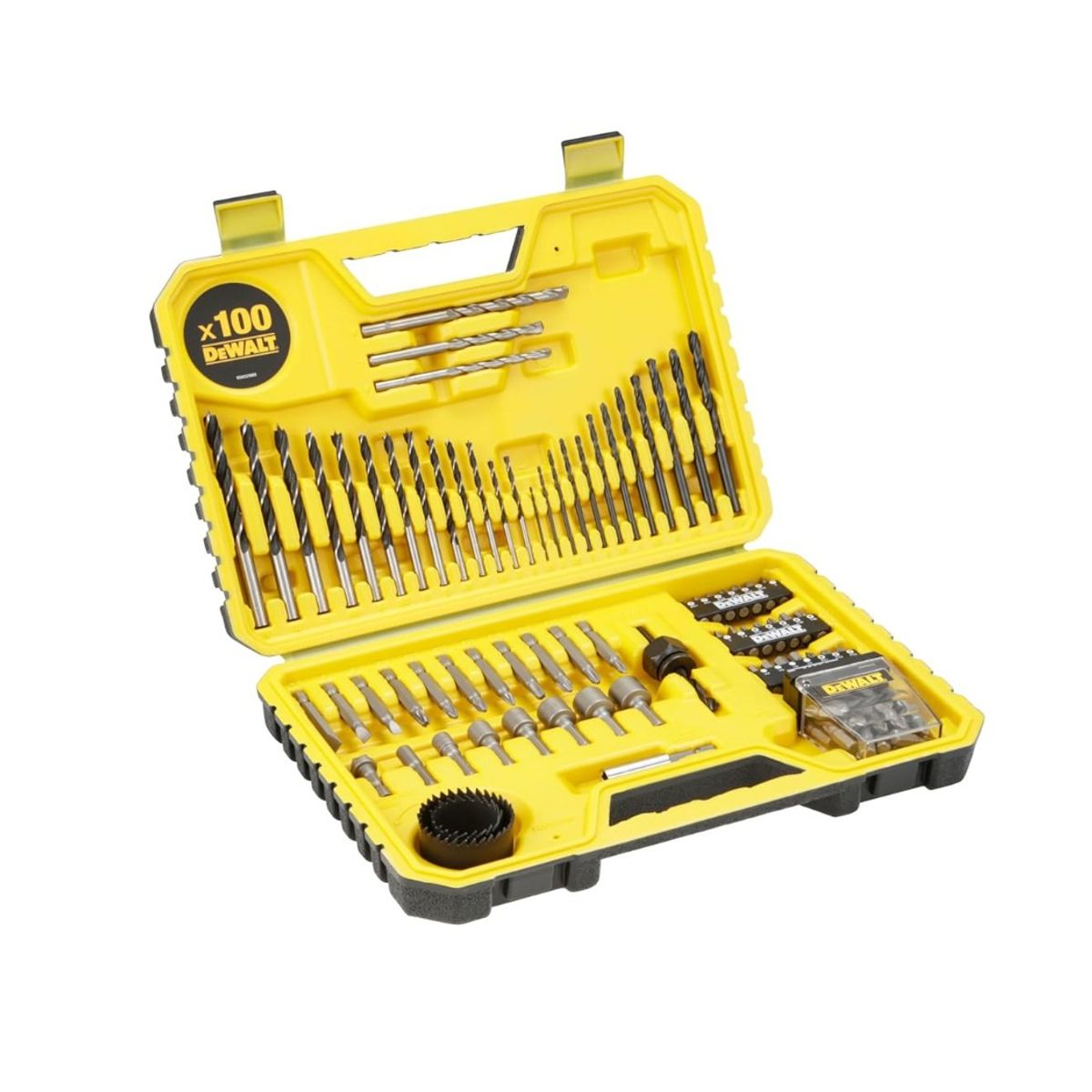 DEWALT - Juego de brocas 100 piezas para Metal, Madera y concreto DEWALT
