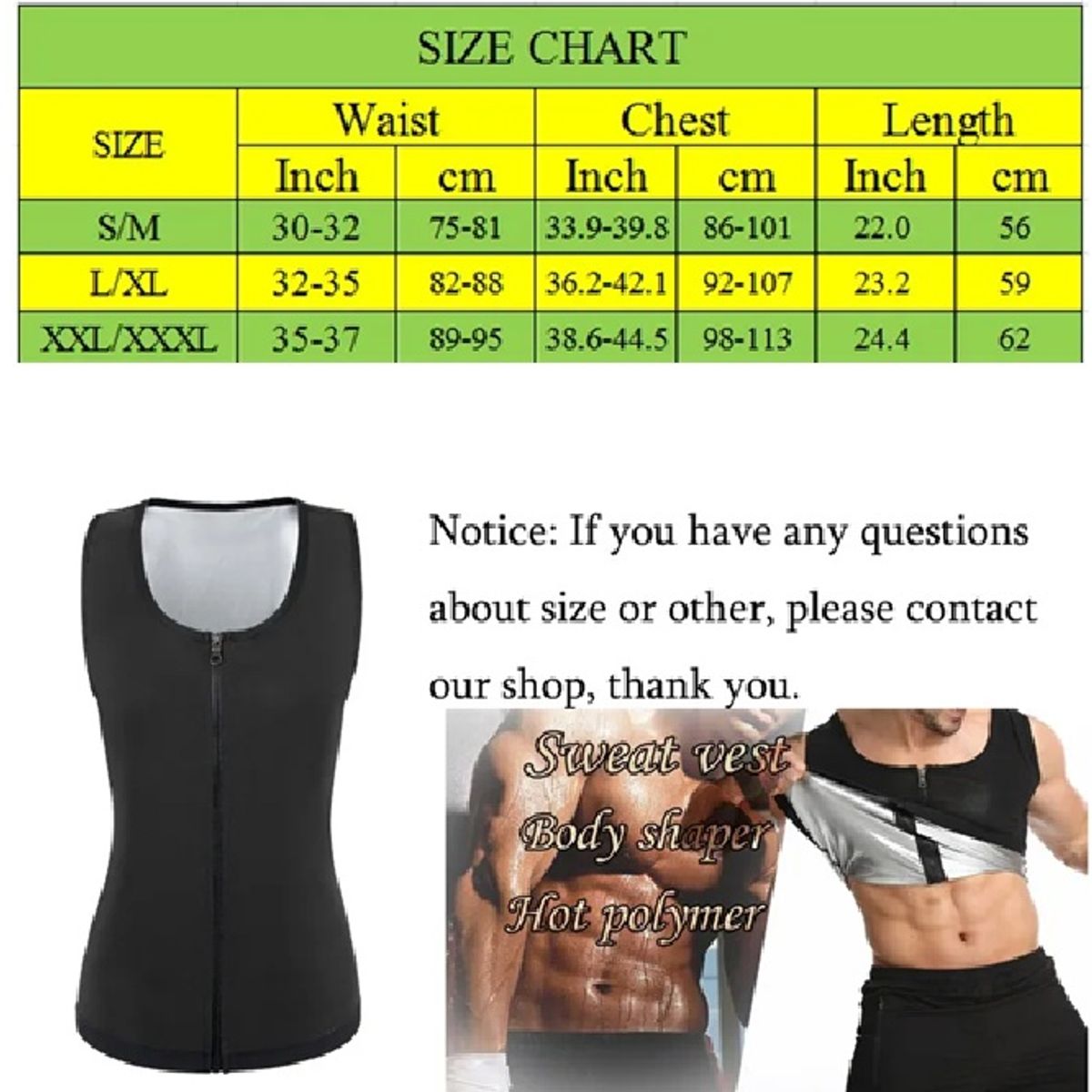 GENERICO - Polera Reductora Sweat Shaper con Compresión y Efecto Sauna LM