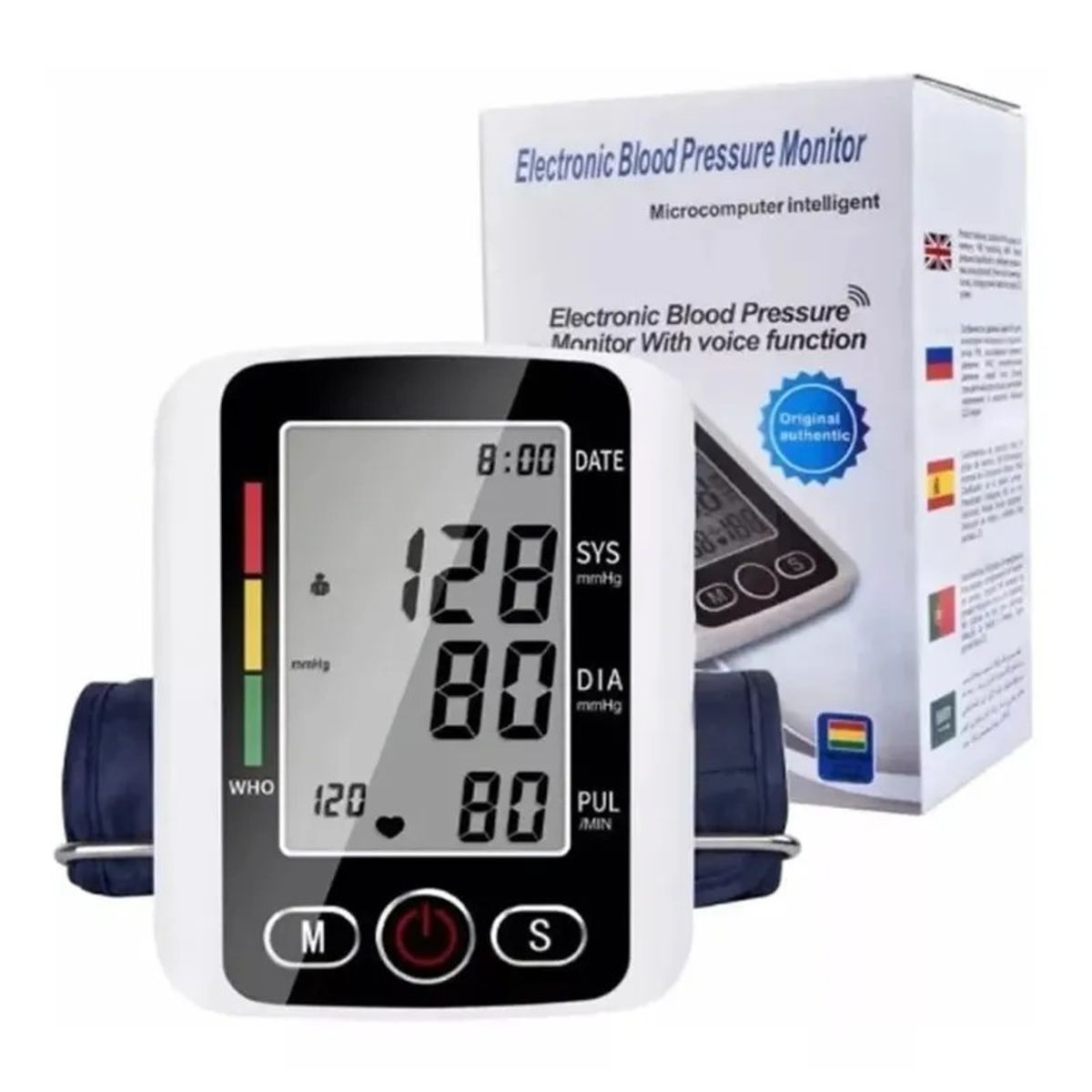 MOVI - Monitor de toma de Presión arterial toma presión de Brazo