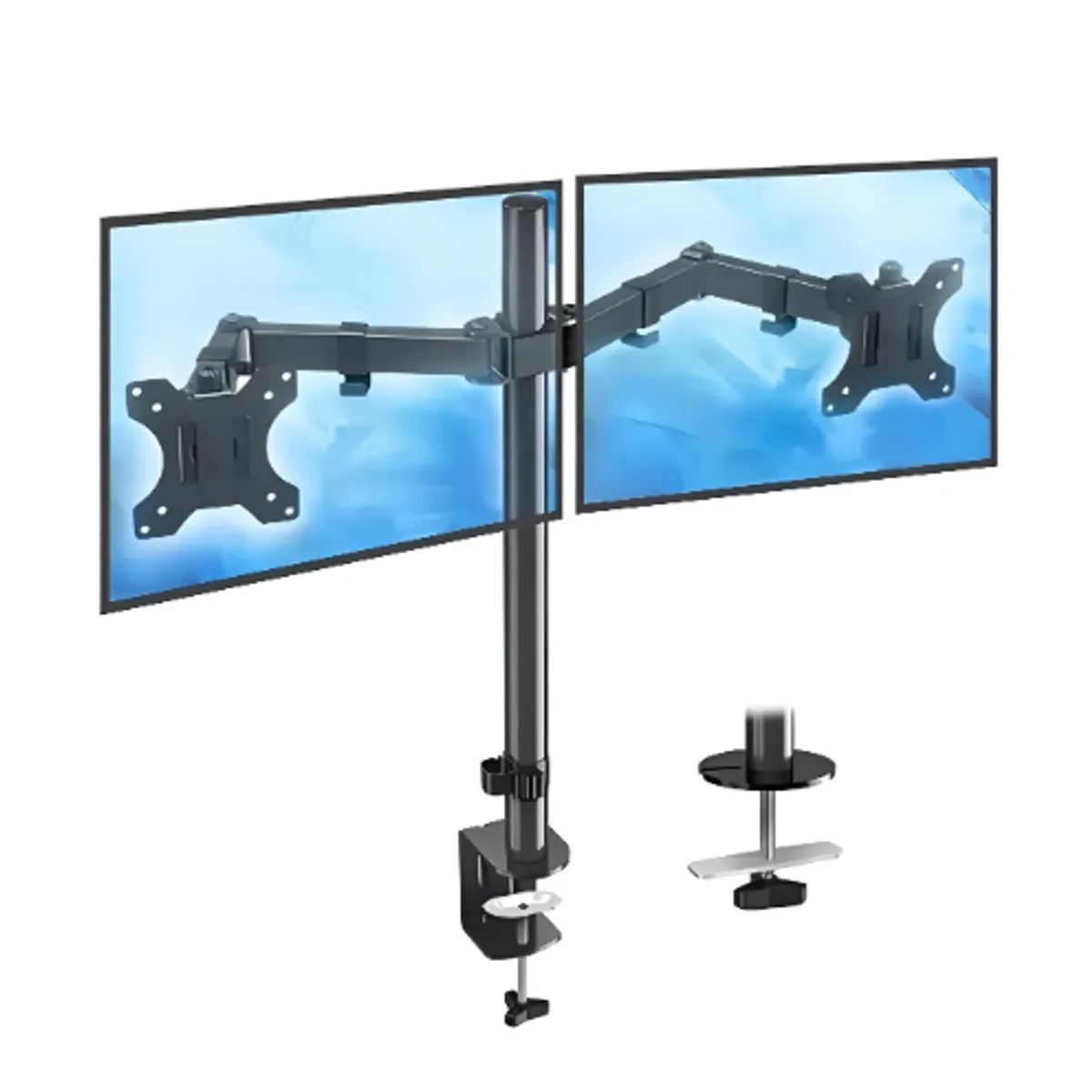 GENERICO - Soporte De Mesa Monitor Doble 13 A 32