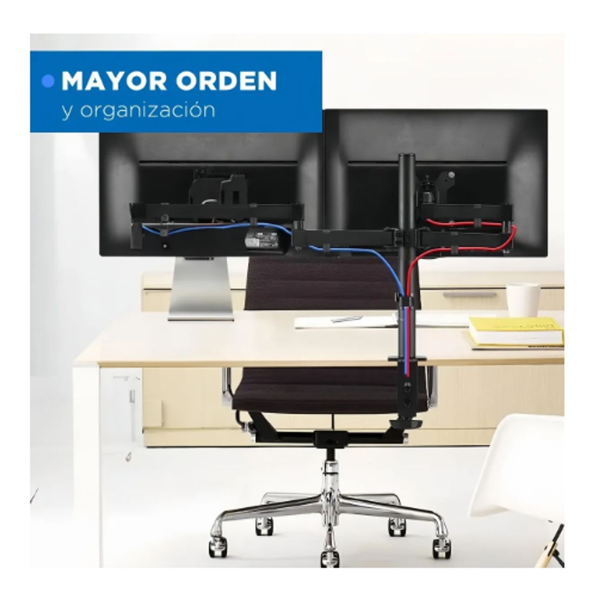 GENERICO - Soporte De Mesa Monitor Doble 13 A 32