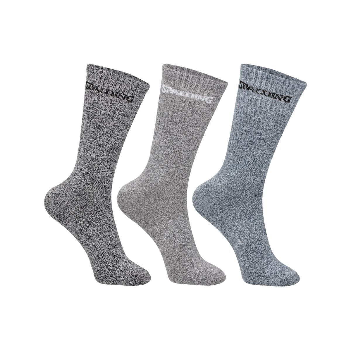 SPALDING - CALCETINES TRIPACK SPALDING MEDIOS MIXED 28-34 NGAN