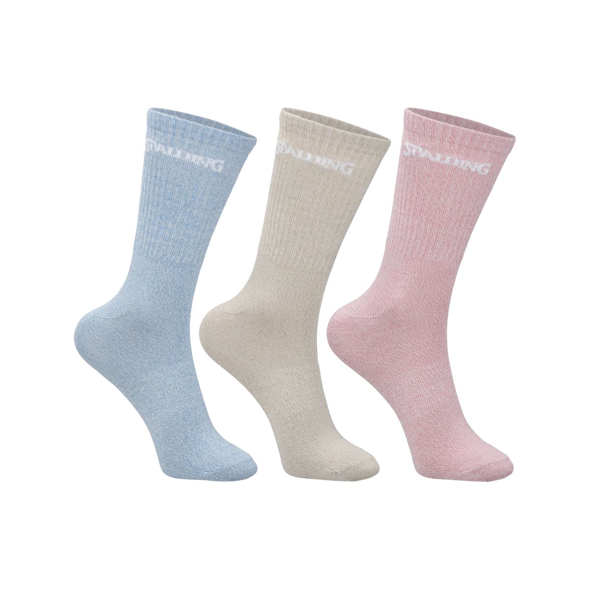 SPALDING - CALCETINES TRIPACK SPALDING MEDIOS MIXED 40-44 RBC