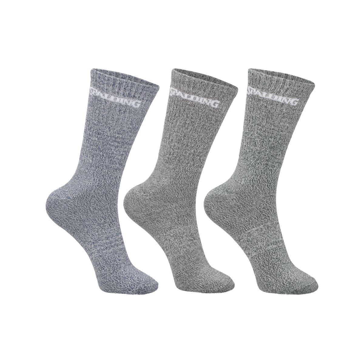 SPALDING - CALCETINES TRIPACK SPALDING MEDIOS MIXED 40-44 VNGA