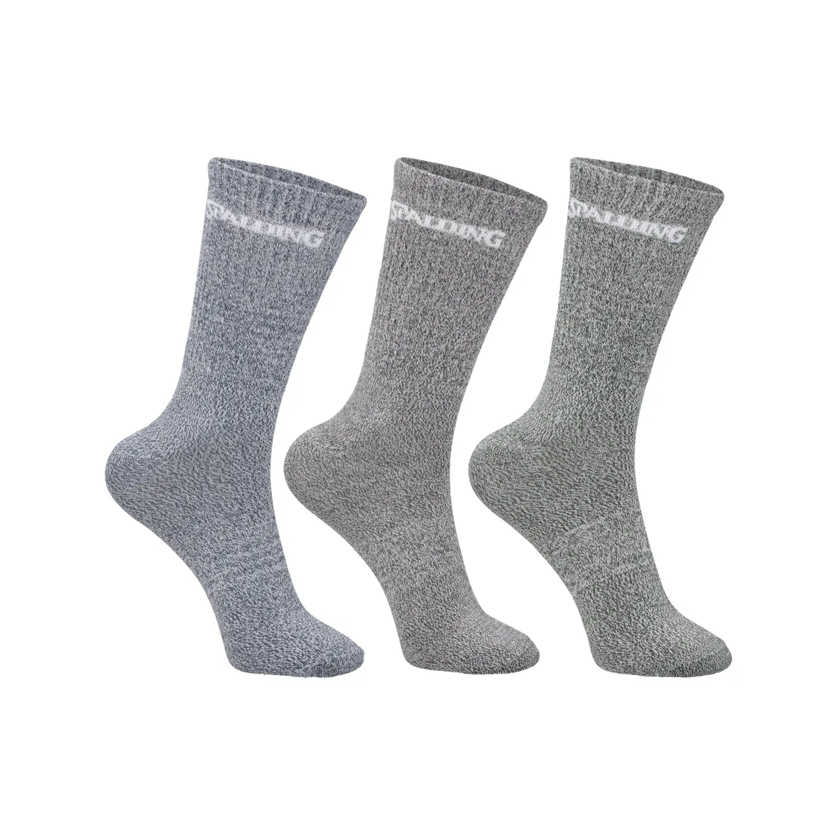 SPALDING - CALCETINES TRIPACK SPALDING MEDIOS MIXED 40-44 VNGA