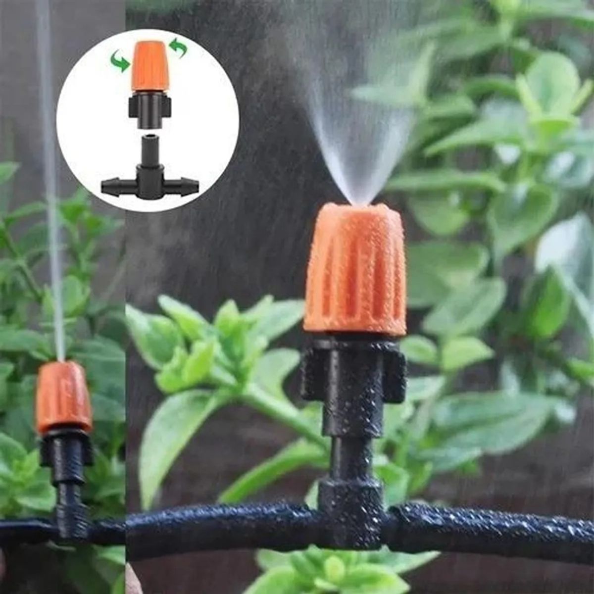 GENERICO - Kit Riego Aspersor Riego Enfriador Patio Regador Aspersor