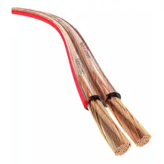 GENERICO - Cable Audio alta fidelidad 14 Awg 100% cobre Ofc Hecho en alemania 10 mtrs