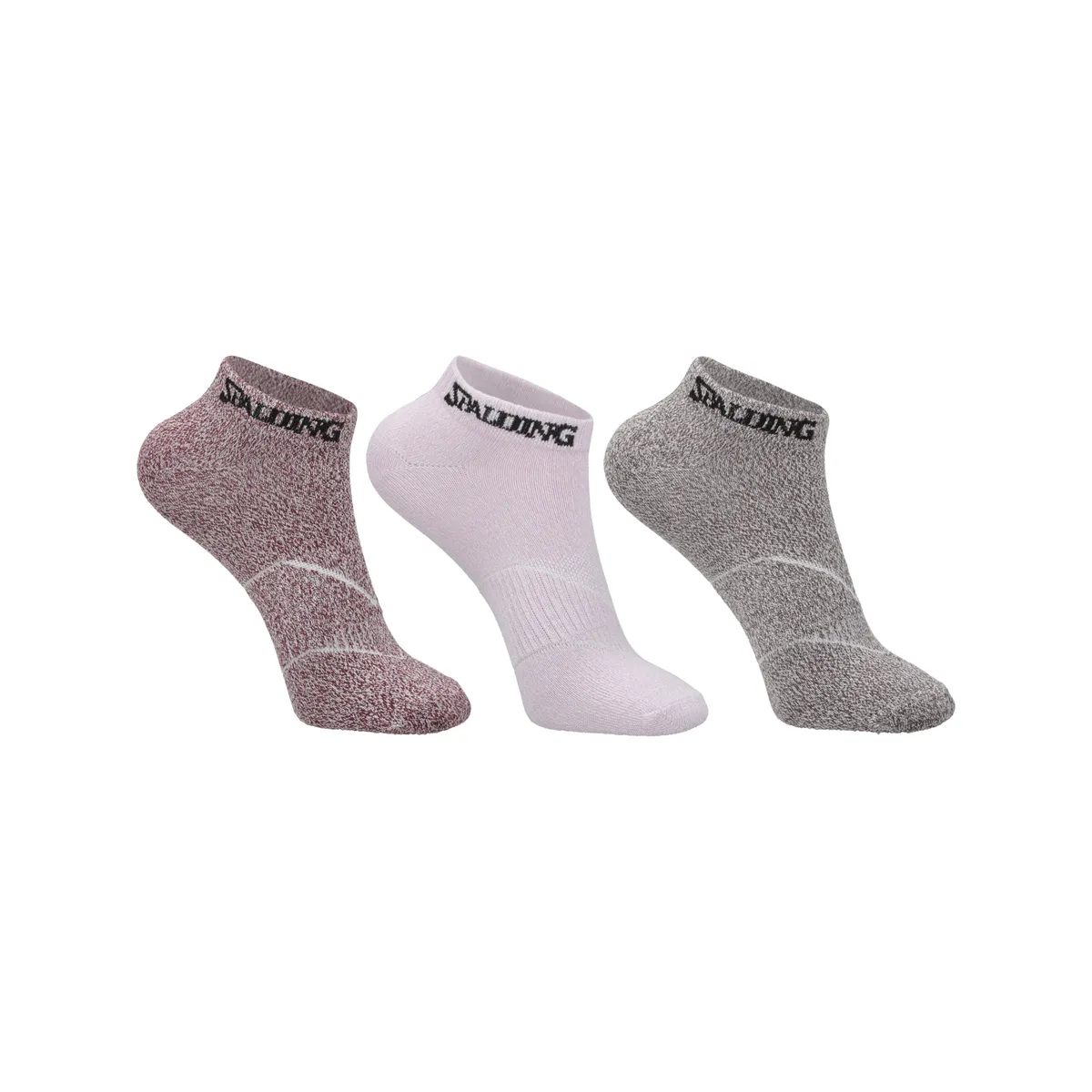 SPALDING - CALCETINES TRIPACK SPALDING CORTOS MIXED 35-39 PR-B-C