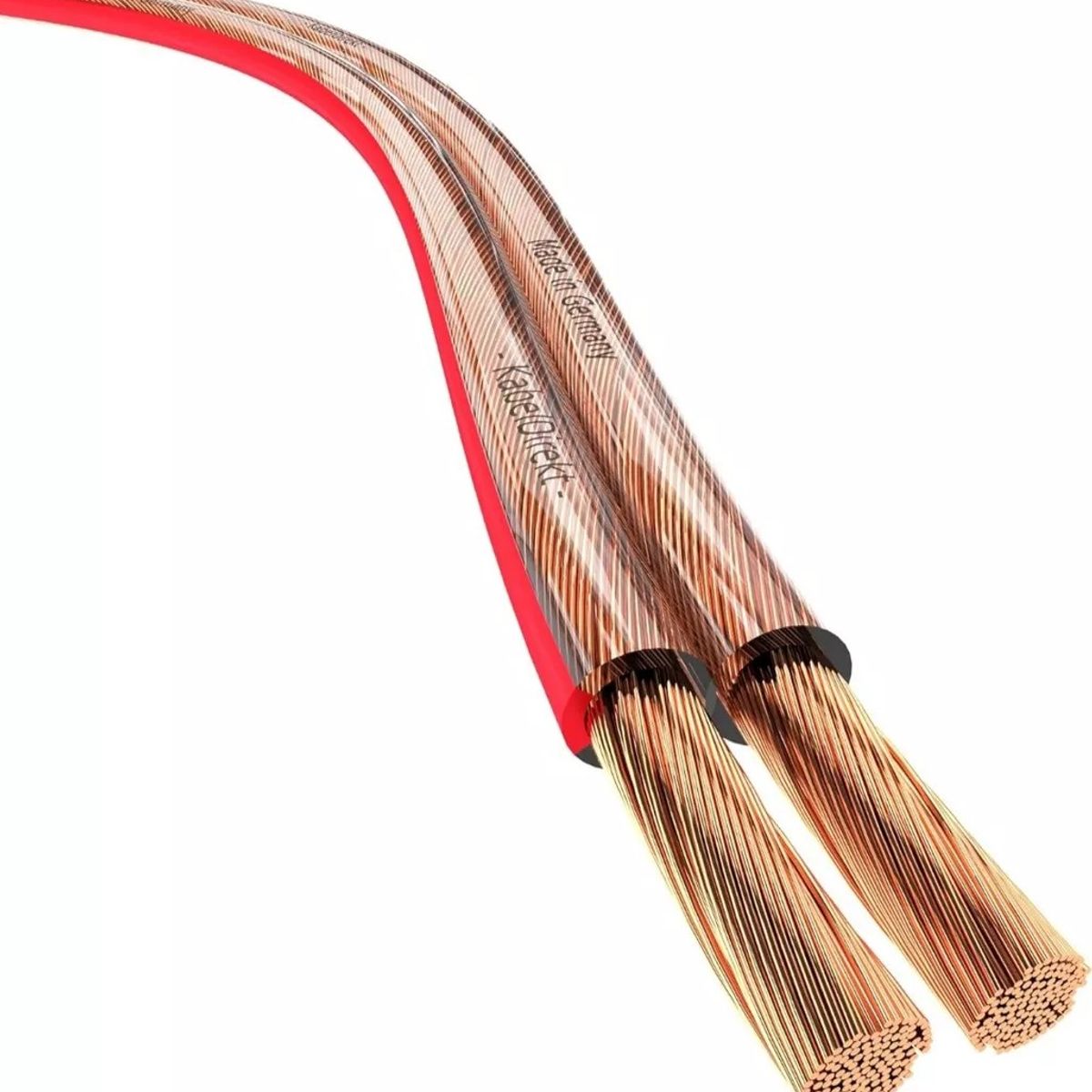 GENERICO - Cable Audio alta fidelidad 14 Awg 100% cobre Ofc Hecho en alemania 20 mtrs