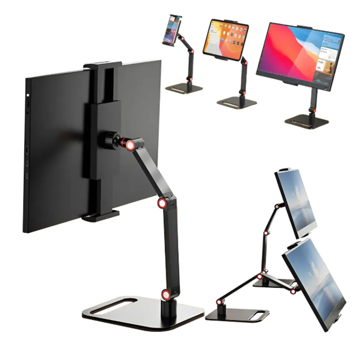 GENERICO - 17.3 Soporte Para Monitor Portátil,soporte De Base Extraíble