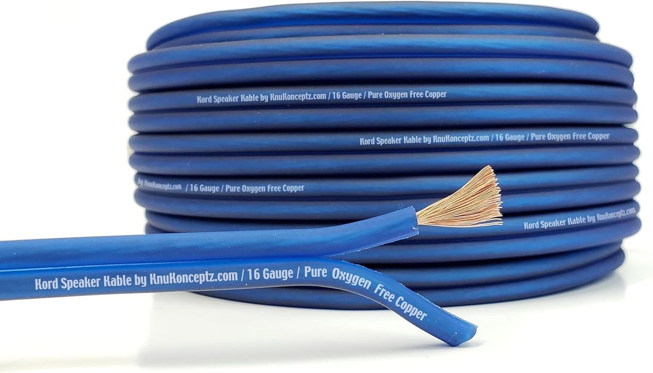 GENERICO Cable Audio alta fidelidad 16 Awg 100% cobre Libre de oxigeno 10 mtrs