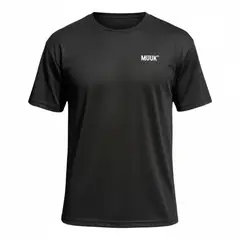 MUUK - POLERA 100% ALGODON NEGRO