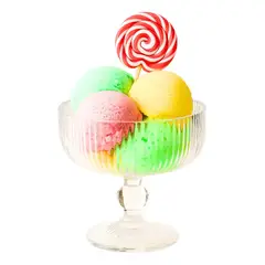 GENERICO - 6 Copas De Helado Copas De Cristal Copas Vidrio Postre Helad Transparente