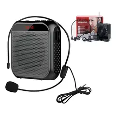 GENERICO - Amplificador De Voz Micrófon Cintillo Enseñanza Bluetoth Usb