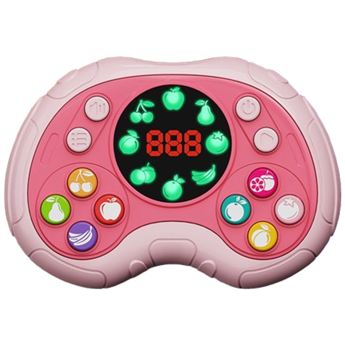 DANWEILE - Quick Push Consola de juegos para niños Fruit pattern Rojo