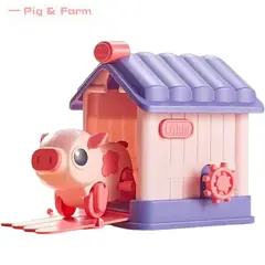 DANWEILE - Divertidos Modelos de Cerdito y Caballito de Dibujos Animados