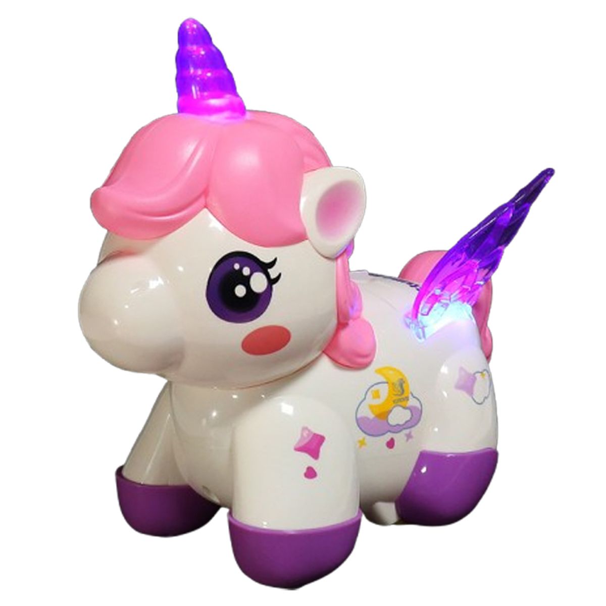 DANWEILE - Juguete de unicornio giratorio multifuncional