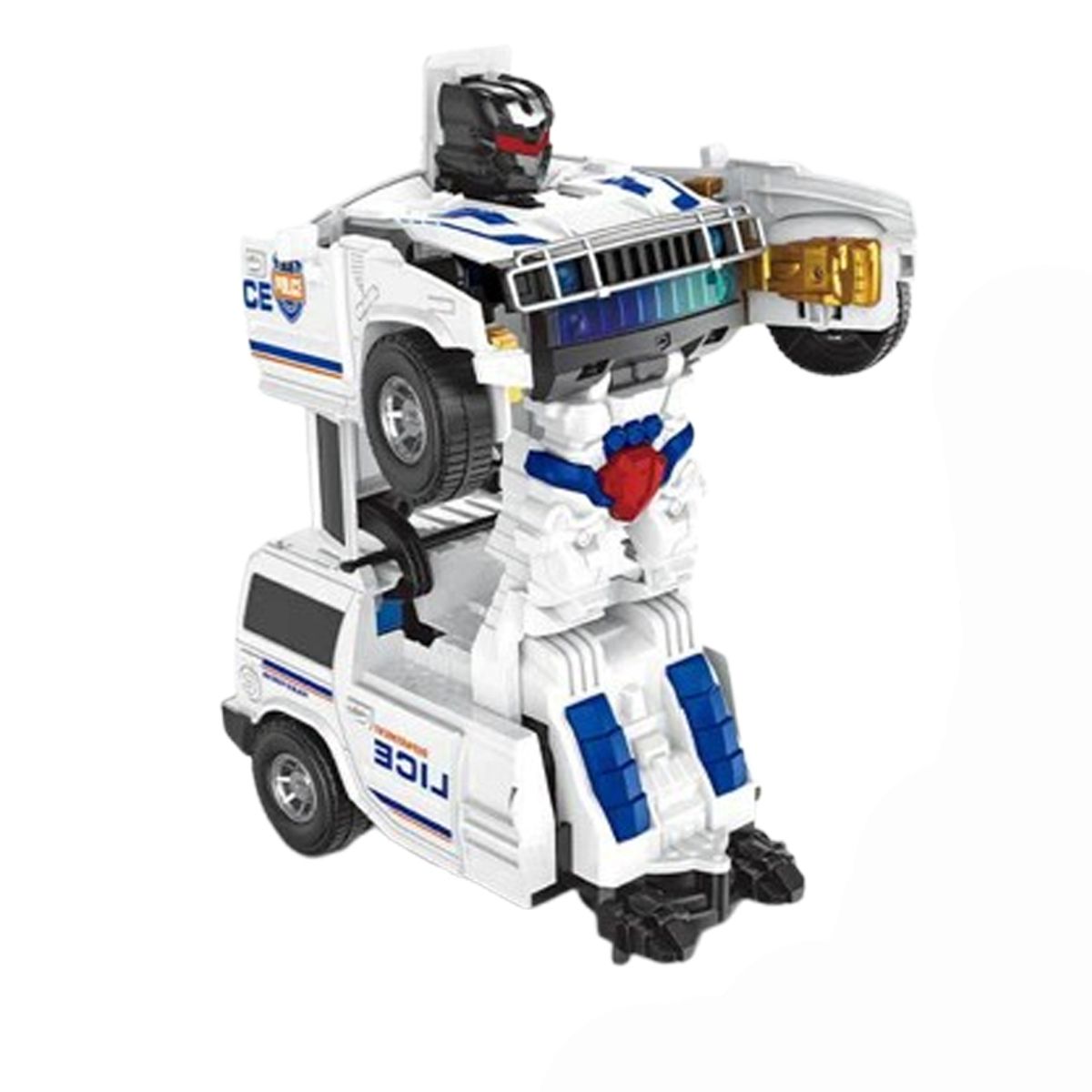 DANWEILE - Coche de policía eléctrico omnidireccional transformable