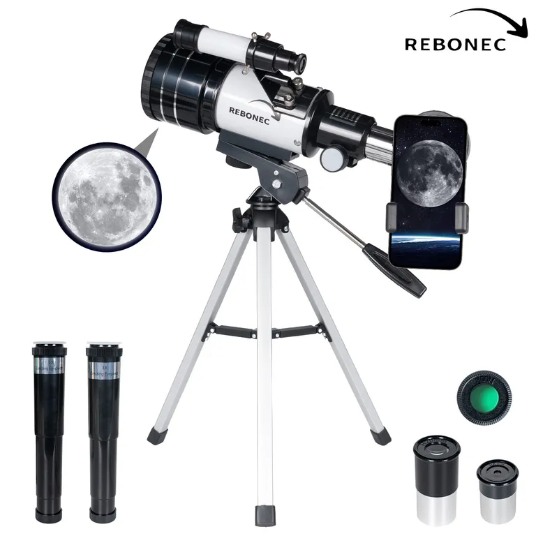 Telescopio Astronómico Profesional F30070 Soporte Celular