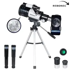 REBONEC - Telescopio Astronómico Profesional F30070 Soporte Celular