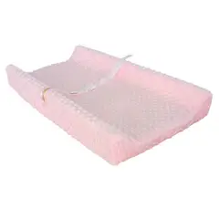 ATURE - Mudador Anatómico 10 Cms De Alto + Funda De Tela Rosa