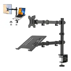 EVEREEN - Soporte Monitor Y Notebook Brazo Articulado Escritorio-