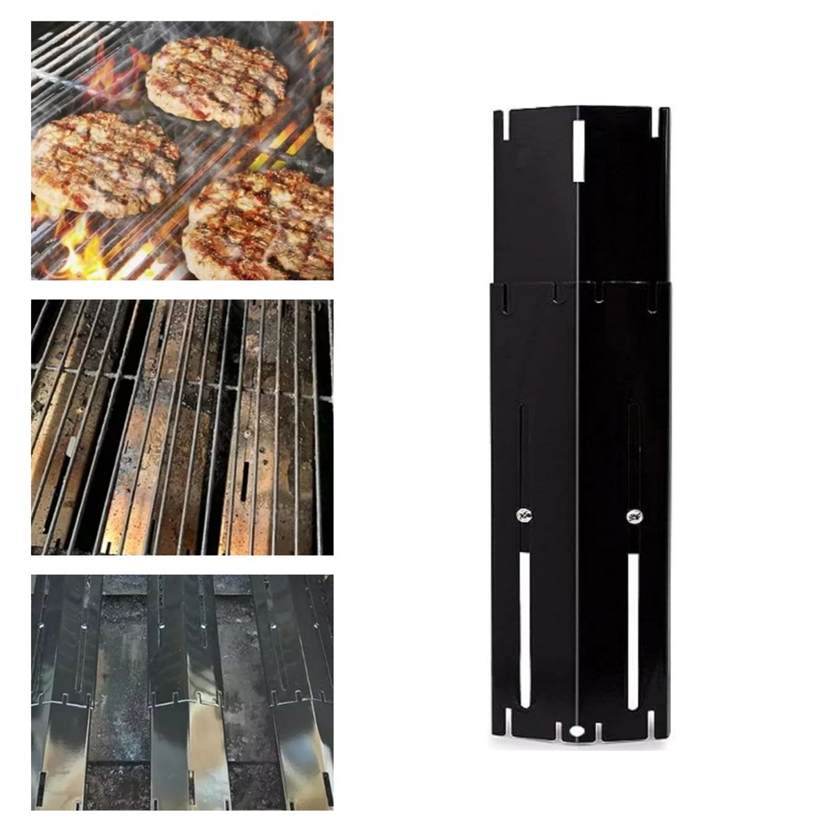 KINDA NICE - Difusor De Fuego Ajustable De Calor Llama Parrilla A Gas