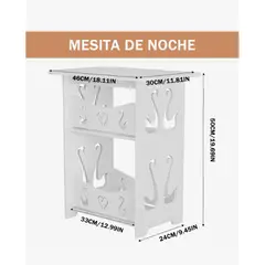 GENERICO - Estante De Baño Lavanderia Organizador Blanco