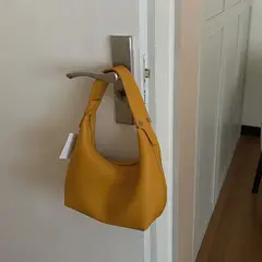 DANWEILE - Bolso de hombro de cuero PU suave para Mujer-Amarillo