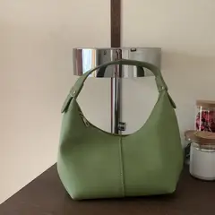 DANWEILE - Bolso de hombro de cuero PU suave para Mujer-Verde