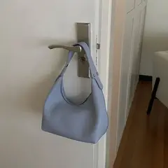 DANWEILE - Bolso de hombro de cuero PU suave para Mujer-Azul